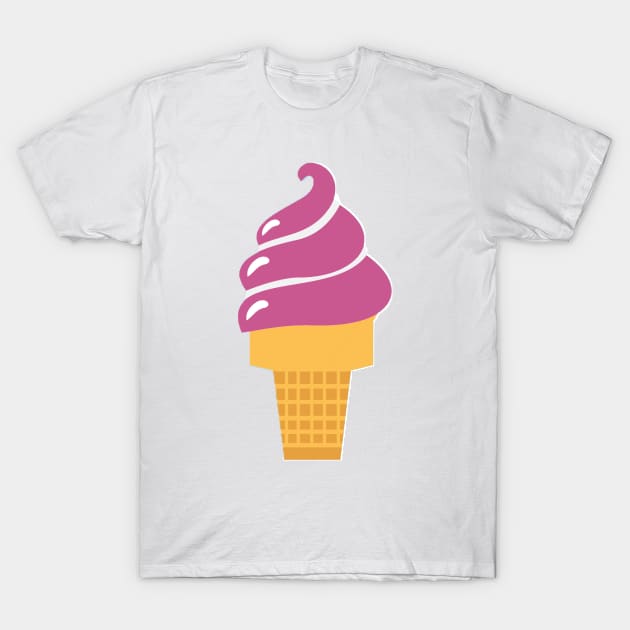 soft serve ice cream cone T-Shirt by victoriaarden